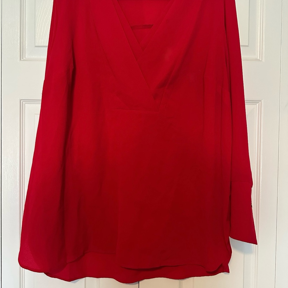 Elegant Red Women's Top